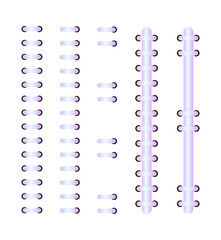 Pink Gradient Ring Binder for Digital Planners, Sketchbook and Journals