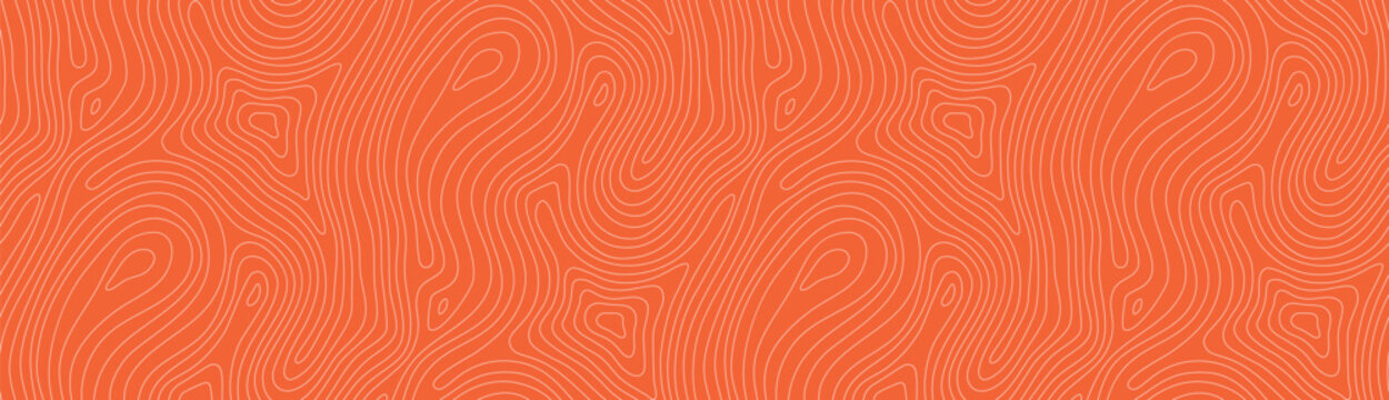 Tuna pattern salmon with seamless bg meat for texture line sushi. Fish graphic restaurant with tuna fresh outline for package product orange. Steak beef tuna with red seamless vector.