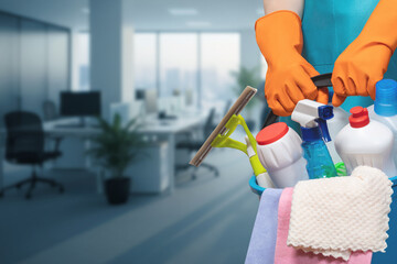 Office cleaning services.