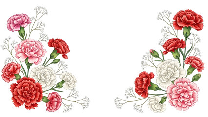 Vibrant floral arrangement with red and pink roses