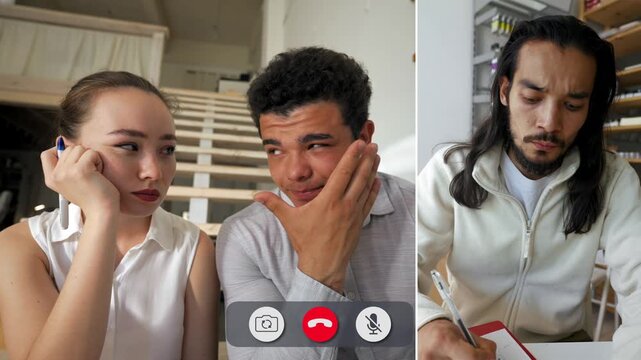 Students connect with teachers in a lively online setting, exchanging thoughts and knowledge. Concentration fills the air as they engage in learning and growth.