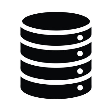 Database Server Icon Vector Illustration