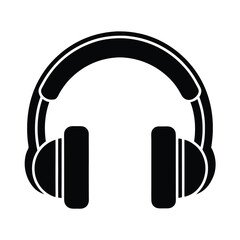 Headphones Logo Icon Vector Illustration