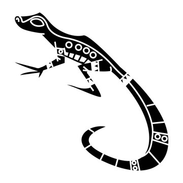 Geco lizard stylish black