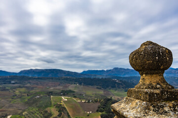 Naklejka premium Explore the stunning views of Ronda from its historic viewpoints