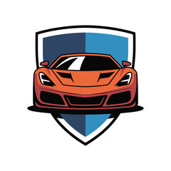 Racing Car Mascot Logo Design