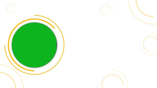 Motion graphics templates for the intro title and green screen media presentation banner template