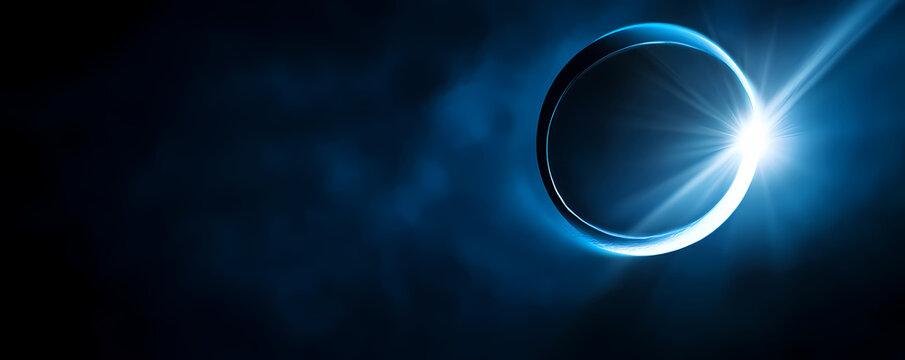 Sapphire Blue Eclipse Wallpaper