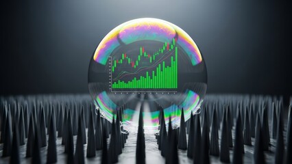 Financial Bubble Market Crash Risk Investment Analysis