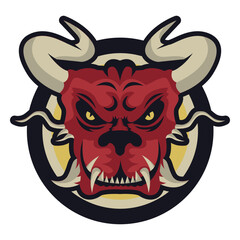 Devil dragon logo