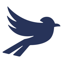 Obraz premium Bird animal flying silhouette