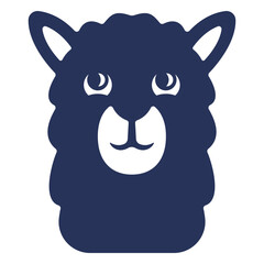 Obraz premium Cute llama alpaca face