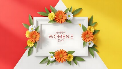 Obraz premium Celebrating empowerment and equality on international women's day