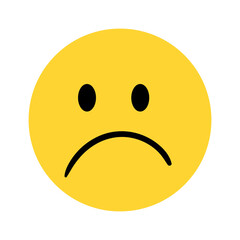 Fototapeta premium Sad Face emoji