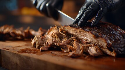 pork chops on a plate
