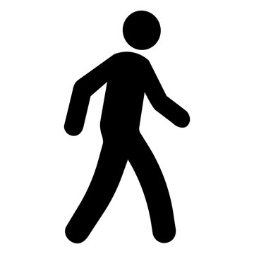 Figure walking cut out
