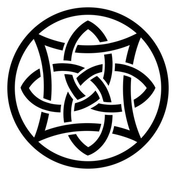 Viking celtic knot symbol