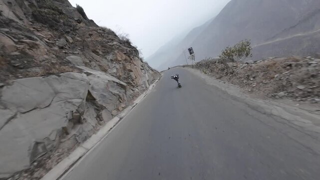 FPVDrone Footage Downhill 