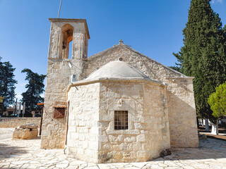 Saint Kalandiona Church building in Pano Arodes. Paphos District, Cyprus