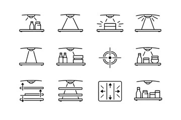 Generation silhouette simple image vector logic clear focus shelf unobstructed placement icon