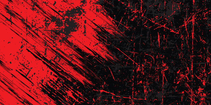 black red dragon decal brush fire volcano lava sakura Asia Japan anime style illustration sporty background banner, vector.