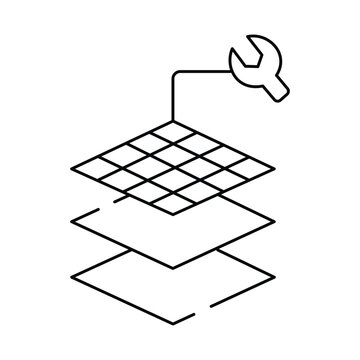 Service Layer Icon. Vector Design