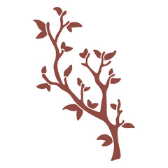 Obraz premium Fall botanic branch icon