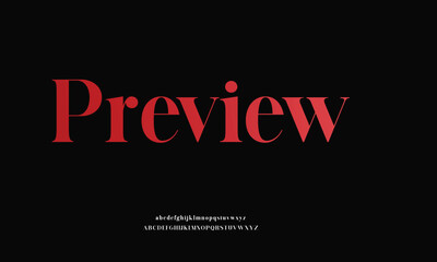 Fototapeta premium Preview Tech Lettering Modern Alphabet font. Futuristic designs. Typography fonts regular, typeface uppercase and lowercase.