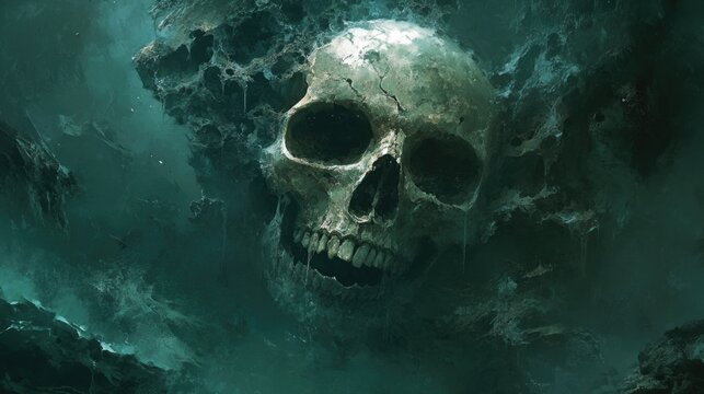 Scary Skull Background