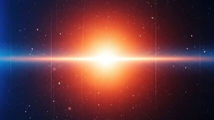 Radiant cosmic burst