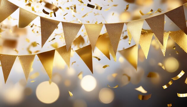 Fanions Et Confettis Dore S