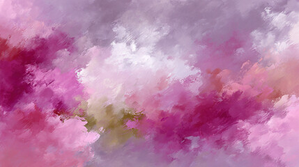 Abstract Brushstroke Art with Soft Pastel Colors