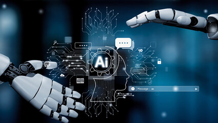 AI Assistant Brain Processor with LLM Technology, Big Data, Machine Learning, Generative AI for Business Support, Future Agentic AI Technology and Artificial Intelligence Prompt Engineering. Kernel © InfiniteFlow