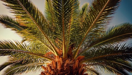 Close Up Of Palm Tree