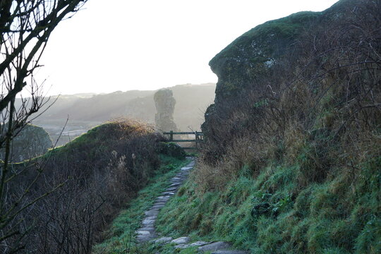 Fife fenced rock pillar