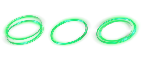 Abstract green circular wave pattern PNG with glowing ring geometry ideal for tech backgrounds, digital design, infographic layouts and modern vector decor
