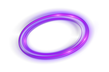 Soft glowing pink neon rings stacked on transparent background ideal for UI design, futuristic frames, modern branding, poster elements and vibrant abstract graphics