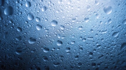 Close-up of Condensation on Chilled Container with Moisture Droplets