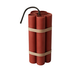 Obraz premium PNG Explosive dynamite bundle illustration.
