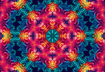 Bright multicolored background with abstract pattern