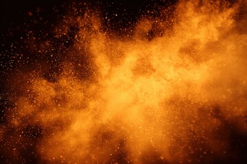 Golden abstract smoke background