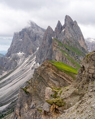 Dramatic Peaks of Mount Seceda, Dolomites