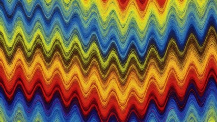 Wavy multi-colored pattern resembling ocean waves or psychedelic effect