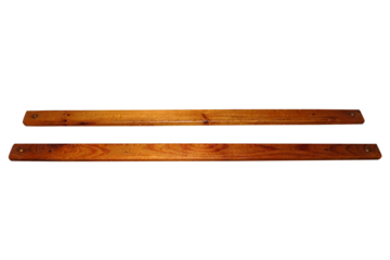 Wet pine boards, horizontal. On isolated transparent background.
