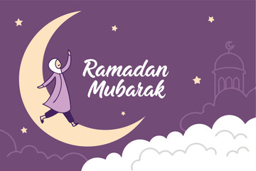 Tik Tok Template For Ramadan Mubarak Wishes With