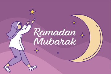 Tik Tok Template For Ramadan Mubarak Wishes With