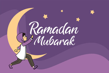 Tik Tok Template For Ramadan Mubarak Wishes With