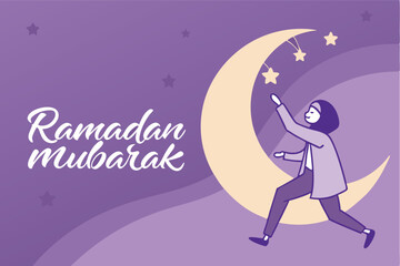 Tik Tok Template For Ramadan Mubarak Wishes With