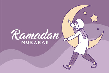 Tik Tok Template For Ramadan Mubarak Wishes With