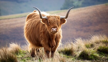 Highland Cow With Horns